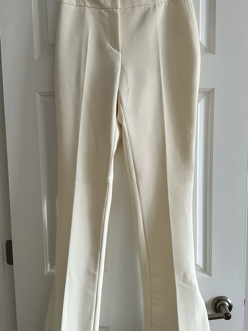 Zara Cream Flared Tailored Pants